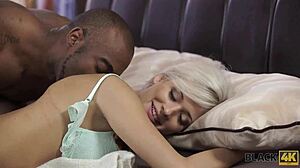 Black4k, that ebony hunk finally loses virginity to stunning blonde 😏