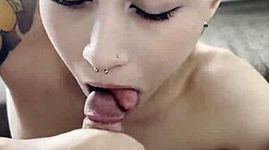 My Best Friend Gives Me a Blowjob and Takes Huge Cum Load in Her Mouth With Blonde Teen Wife in Dorm Roommate Fantasy