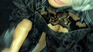 Mexican otaku girl in 2b cosplay starts oral fun after the convention in part one.