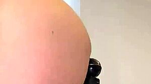 grinding bed post with my wet little 18+, but can i handle the huge insertion?