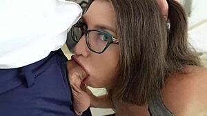 I love sucking the most delicious big dick from my office employees in pantyhose.