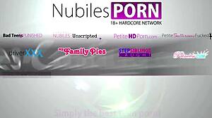 Hey, Maya Woulfe says we want to play with your cum in this 3some 😏 small tits cum swapping and muff diving action