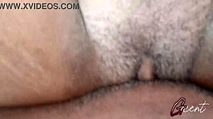 Extreme close-up of juicy tight pussy getting fucked hard by monster big black cock until macro creampie drips out