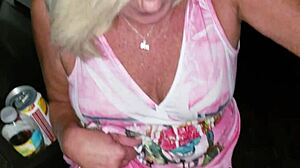 I really love to pee with my shaved pussy and pierced nipples