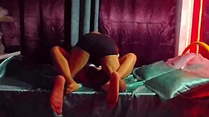 Delicious Christmas Clip With Petite Mexican Girlfriend