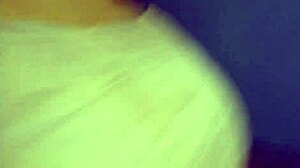 Amateur Struggles to Film Her Own Breasts in Challenging Task