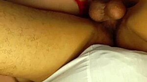 i leave my friend's ass red while she rides my cock