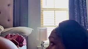 Black Men Feel Intense Passion for Sloppy Bonnet Blowjobs with Cum