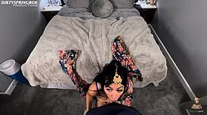 Pakistani Bhabi Aaliyah Yasin Fiercely Sucks and Fucks White Cock