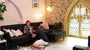 Oh god, this Essex nurse gets her cunt licked out so good... then she sucks that cock deep, yeah?