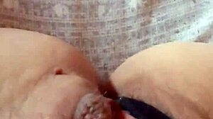 Gretala shows off her pregnant belly in that transparent thong, so sensual and exhibitionist! 😏🤰