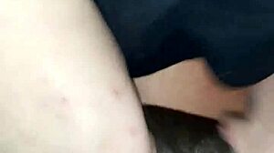 Slut sucking Amanda with monster cock and big black cock details.