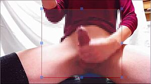 Intriguing Japanese Onanism Scene