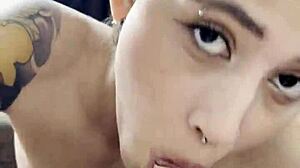 My Best Friend Gives Me a Blowjob and Takes Huge Cum Load in Her Mouth With Blonde Teen Wife in Dorm Roommate Fantasy