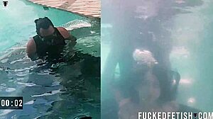 Intense Submission Session With Couple Helen Star Using Oral Sex And Vibrator Underwater