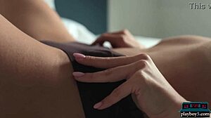 Gorgeous Asian milf model, are you ready for this sensual striptease with Playboy?