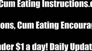 made to eat cum for spying on neighbor cei