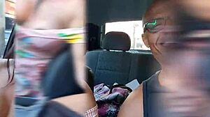 naughty app driver turns curious ride into wild interracial anal adventure