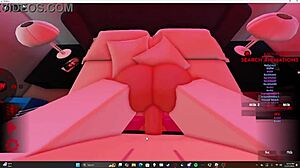 Big booty girl rides with backshots on ass.