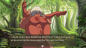 Intense Anal Action with Rice Shion in NTR Game Scenario