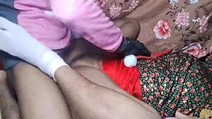 Why is this christmas special xxx with sexy salwar suit first time jiija fucking saali so hot?