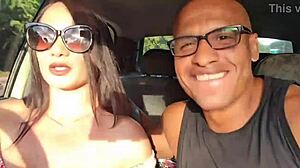 naughty app driver turns curious ride into wild interracial anal adventure