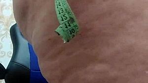 bigassblonde milf in lingerie as brazilian bunny princess teases with big ass and natural tits in web chat