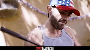 Pervy step-uncle tricks step-niece into wild group bang at family bbq 😈