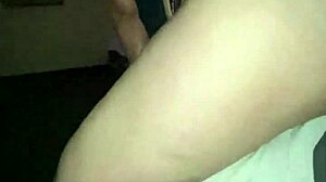 Homemade amateur beauty rides in bent over position for intense fucking session.