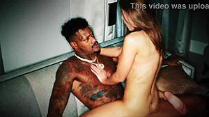 Ultimativno počasno medrasno jebanje z ogromnim črnim kurcem