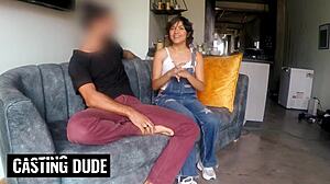 omg this cute hispanic college student ditched class to take my white cock in pov quickie 😍🍆 she rides cowgirl and gets face fucked hard