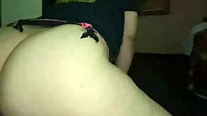 Homemade amateur beauty rides in bent over position for intense fucking session.