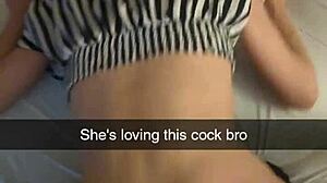 College milf Richelle Rose gets first time tinder date fuck from exs best friend on snapchat. She takes huge cock in ass with creampie.