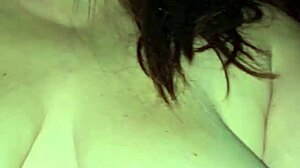 Big White Woman Sits on Cock and Moans