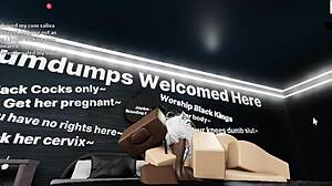 roblox cat girl, you getting blacked by that monster cock now