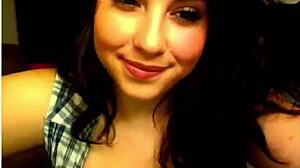 hey this beautiful girl with big boobs is playing on webcam doing deepthroat blowjob and doggystyle action