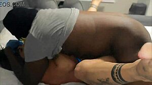 Massive BBC Hints at Ravaging Tight Ass with Intense Deepthroat Thrill