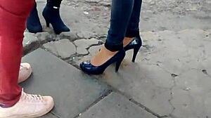 Beautiful Princess in Sneakers