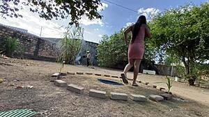 I went to bring water to the farm caretaker and ended up taking his big cock rough.