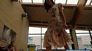 Martina the hot croatian continues her hot show... uh with bikini and underwater nudist vibes in pool and beach settings.