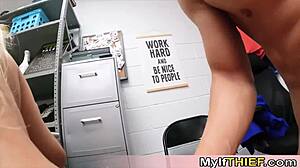 Hey officer, me and my stepdaughter got caught shoplifting - what if we suck your cock to pay for the damages? We'll do a hot FFM threesome with oral and pussy action in POV.