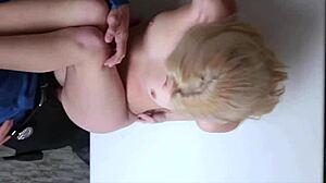 Riley Star, are you scared of police punishment with hardcore doggystyle in the garage?