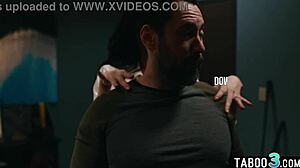 This naughty Latina milf housewife Puck seduces the big cocked director for rough action.