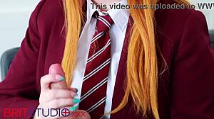 Victoria Greene Delivers Jerk Off Instructions In Uniform