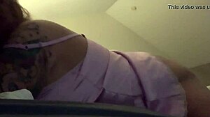 Pink satin orgasm