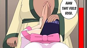 Double Penetration Action with Hinata in Edited Fate Scene