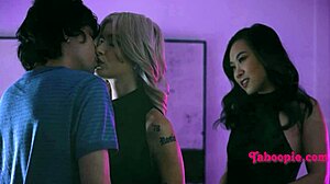 Star whores parody unleashes family whores in taboo ffm threesome