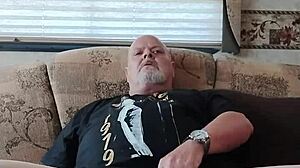 Intense Jacking Off Session In Blondie T-Shirt With Bold Strokes