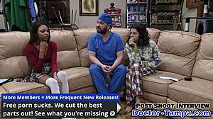 Become Doctor Tampa And Humiliate Ebony Cheerleader Solana With Speculum And Gloves During Her Florida Hospital Physical At Doctor-Tampacom!