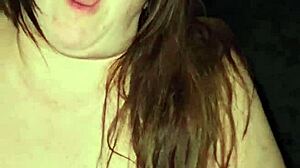 Big White Woman Sits on Cock and Moans